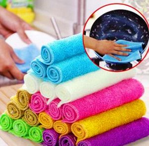 Baizheng Household Уссурийск Чудосалфетка из бамбука для мытья посуды без моющих средств