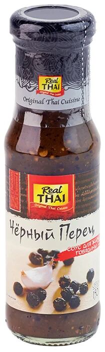 Соус для жарки "Черный перец" REAL THAI 150 мл
