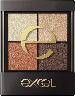 EXCEL Real Close Shadow - палитра трендовых теней в 4-х оттенках