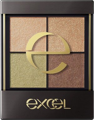 EXCEL Real Close Shadow - палитра трендовых теней в 4-х оттенках