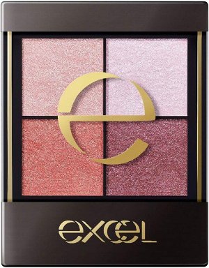 EXCEL Real Close Shadow - палитра трендовых теней в 4-х оттенках