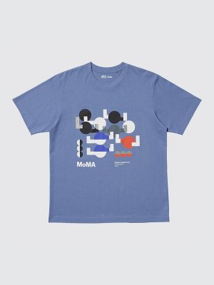 UNIQLO UT - хлопковая футболка Moma Art Icons - 63 BLUE
