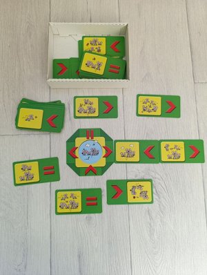 Игра "Больше, меньше и равно" Татьяна Барчан 4+