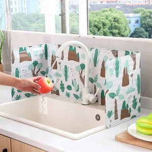 Защитный экран для плиты от брызг жира на кухне, 2 шт.