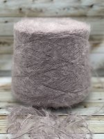 Пряжа для вязания 100 гр, Mohair goat 20% шерсть австралийского мериноса 30% мохер 50% акрил 200м/100гр Светлый ковыль