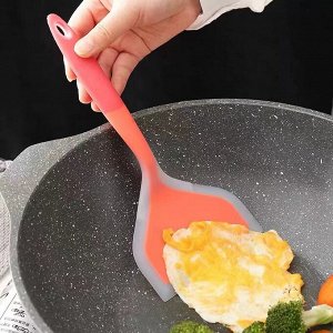Лопатка силиконовая кухонная 1 шт., цвет в ассортименте