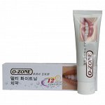 Зубная паста O-ZONE 12 Комплексное отбеливание. 100гр. Экстракт прополиса и зеленого чая, бережно очищает и отбеливает зубы.