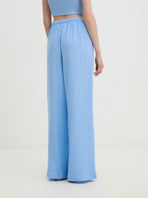 Женские широкие брюки из муслина