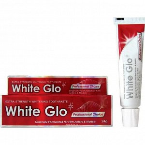 Зубная паста White Glo Professional Choise. 24гр. Профессиональный выбор. Специальная эффективная формула отбеливающая и высветляющая зубы