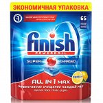 ФИНИШ All in 1 Таблетки для ПММ Лимон /65