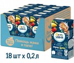 ФРУТОНЯНЯ Кашка 0,2л молочная--5злаков с клубникой и бананом большая упаковка 18 шт