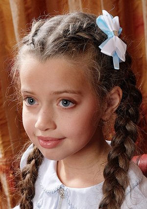 Принцесса Очаровательная заколка-бантик для девочек школьного возраста. Разнообразные цвета акссессуара деально подойдут под красивые блузки ALOLIKA.