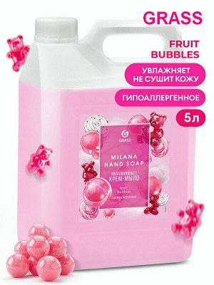 Жидкое мыло крем Milana Fruit bubbles Увлажняющее Гипоаллергенное 5л