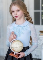 Флорис блузка трикотажная голубой