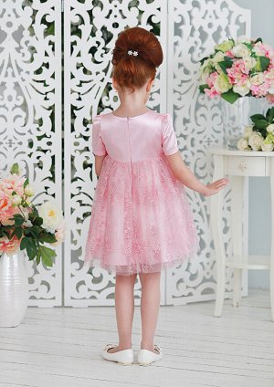 Медея нарядное платье розовый