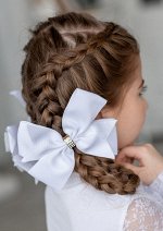 Амарант заколка белый
