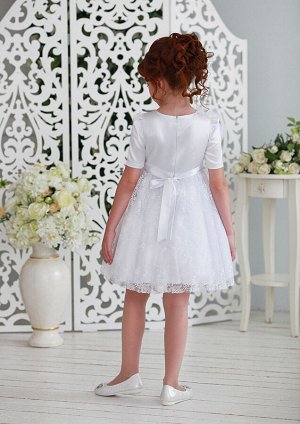 Франсуаза нарядное платье белый