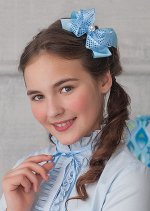 Гиацинт заколка голубой