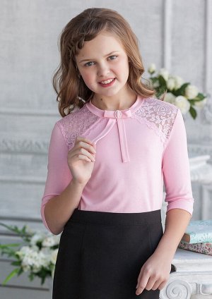 Альма блузка трикотажная розовый