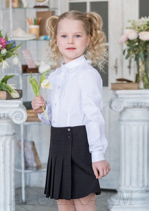 Школьница Очаровательная юбка в складку для девочек школьного возраста.