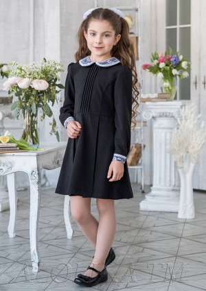 Первоклашка платье школьное черный