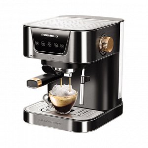Кофеварка Кофеварка REDMOND RCM-CBM1514 – современный прибор для приготовления кофе. Благодаря встроенному капучинатору, который взбивает пышную молочную пену, вы можете варить в кофеварке не только э