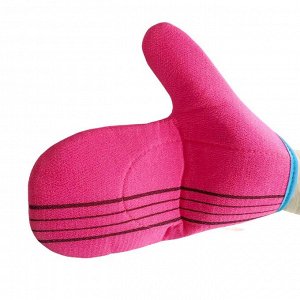 Bath Towel Мочалка-рукавица для душа с пилинг-эффектом, уплотненная, в ассортименте