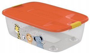 Мегабокс 32л (600х400х190мм) (Для игрушек и продуктов, на колёсиках)