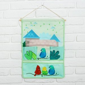 Кармашек для детской комнаты "Птички"
