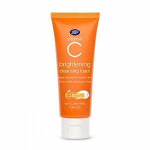 Boots Vitamin C Brightening Cleansing Gel 100 ml., Гель для умывания с витамином С 100 мл.