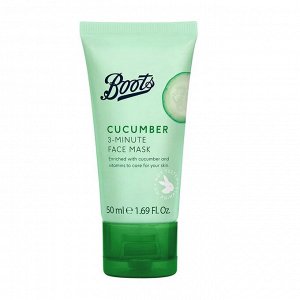 Boots Cucumber 3-minute Face Mask 50 ml., Огуречная маска для лица 3-х минутного действия 50 мл.
