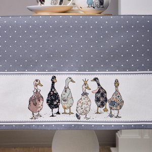 Скатерть FAMILY FARM 110x140 см, 100% хлопок, графитовый цвет, твил с пропиткой, 1 шт.