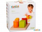 Деревянная игрушка - сортер &quot; Геометрия&quot; квадратный ТМ &quot;CUBIKA&quot;