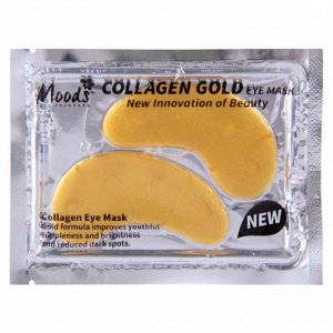 Патчи Коллагеновые  для глаз Moods Collagen (Золото)