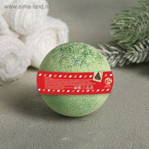 Бурлящий шар "Новогодняя посылочка", с ароматом яблока