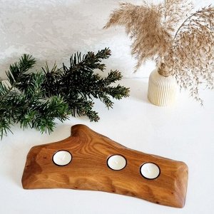 Подсвечник деревянный