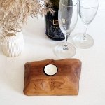 Подсвечник деревянный из клена