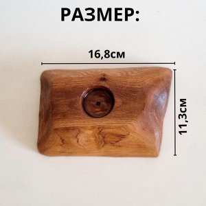 Подсвечник деревянный из клена