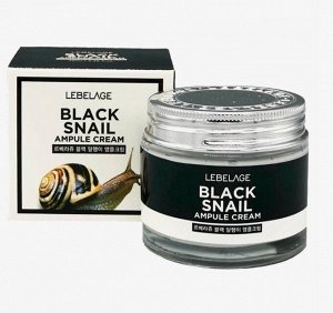 Крем, д/лица антивозрастной с муцином черной улитки, LEBELAGE, Ю.Корея, 70 г