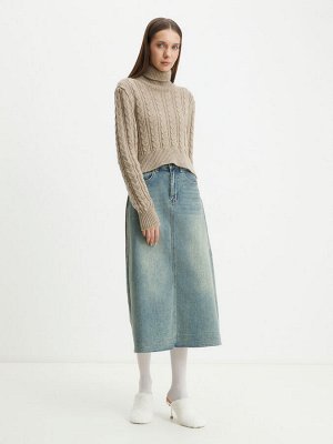 Юбка из денима MAISON DAVID
