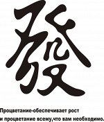 Наклейка интерьерная 10 см &quot;Процветание&quot;