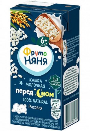 ФРУТОНЯНЯ Кашка 0,2л молочная-рисовая