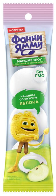 ФРУТОНЯНЯ Зефир жевательный Маршмеллоу с яблоком 20г