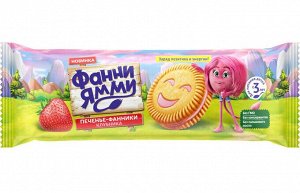 ФРУТОНЯНЯ Печенье Фанни Ямми клубника 104г