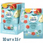 ФРУТОНЯНЯ Фруктовые кусочки 15г яблоко-персик-маракуйя большая упаковка 10 шт