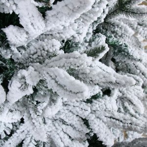 Зимнее волшебство Ёлка уральская снег 180 см, d нижнего яруса 110 см, 740 веток