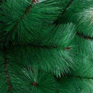 Зимнее волшебство Кедр зеленый 210 см, d нижнего яруса 120 см, d иголок 10 см, 373 ветки, металл подставка
