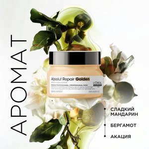 Loreal Professionel Serie Expert Абсолют Репэр голд золотая маска 500 мл, Лореаль