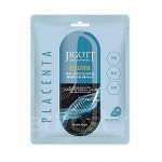 KR/ JIGOTT Маска-салфетка для лица &quot;Плацента&quot; / PLACENTA Real Ampoule Mask