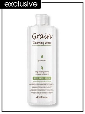 Medi Flower Вода мицеллярная для лица с экстрактом зерна Water Cleansing Grain, 500 мл